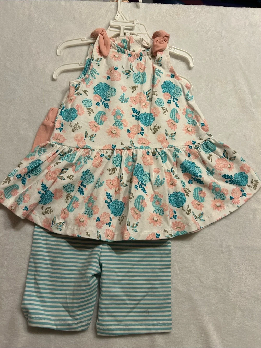 Cynthia Rowley Girls 4T 4-Piece Floral Dress & Shorts Mix & Match Outfit Set